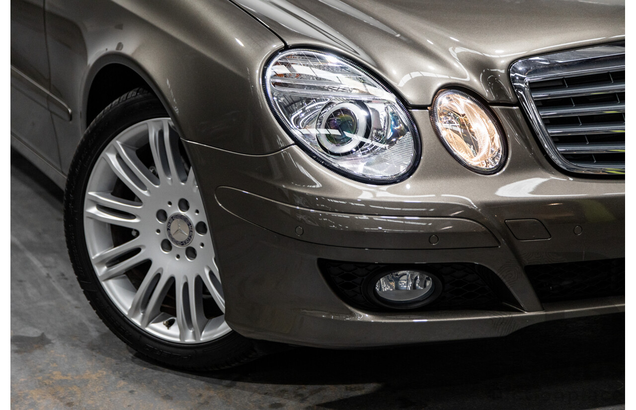 4/2009 Mercedes Benz E280 Sports Edition 211 MY07 Upgrade 4d Sedan Indium Grey Metallic V6 3.0L