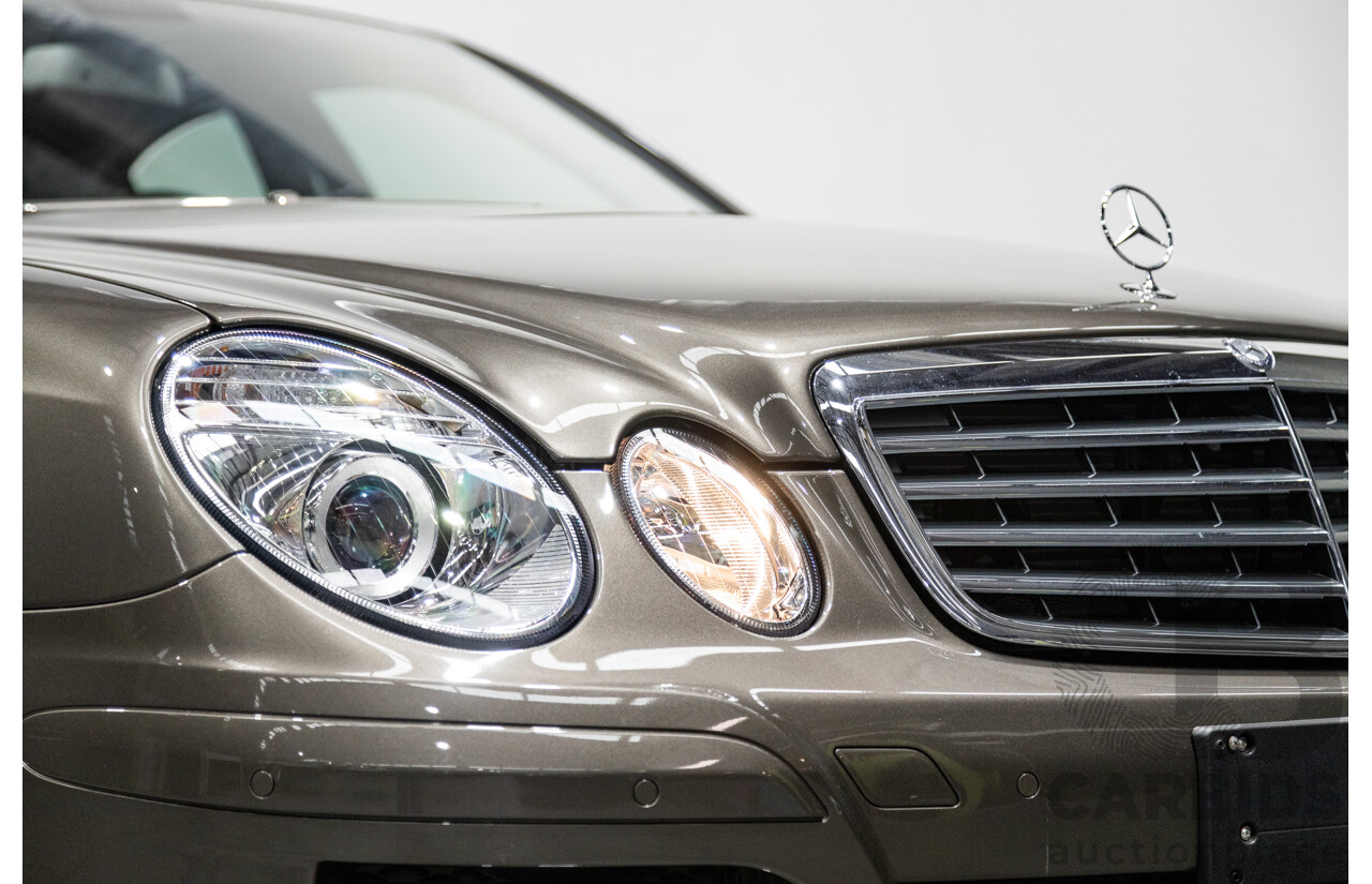 4/2009 Mercedes Benz E280 Sports Edition 211 MY07 Upgrade 4d Sedan Indium Grey Metallic V6 3.0L