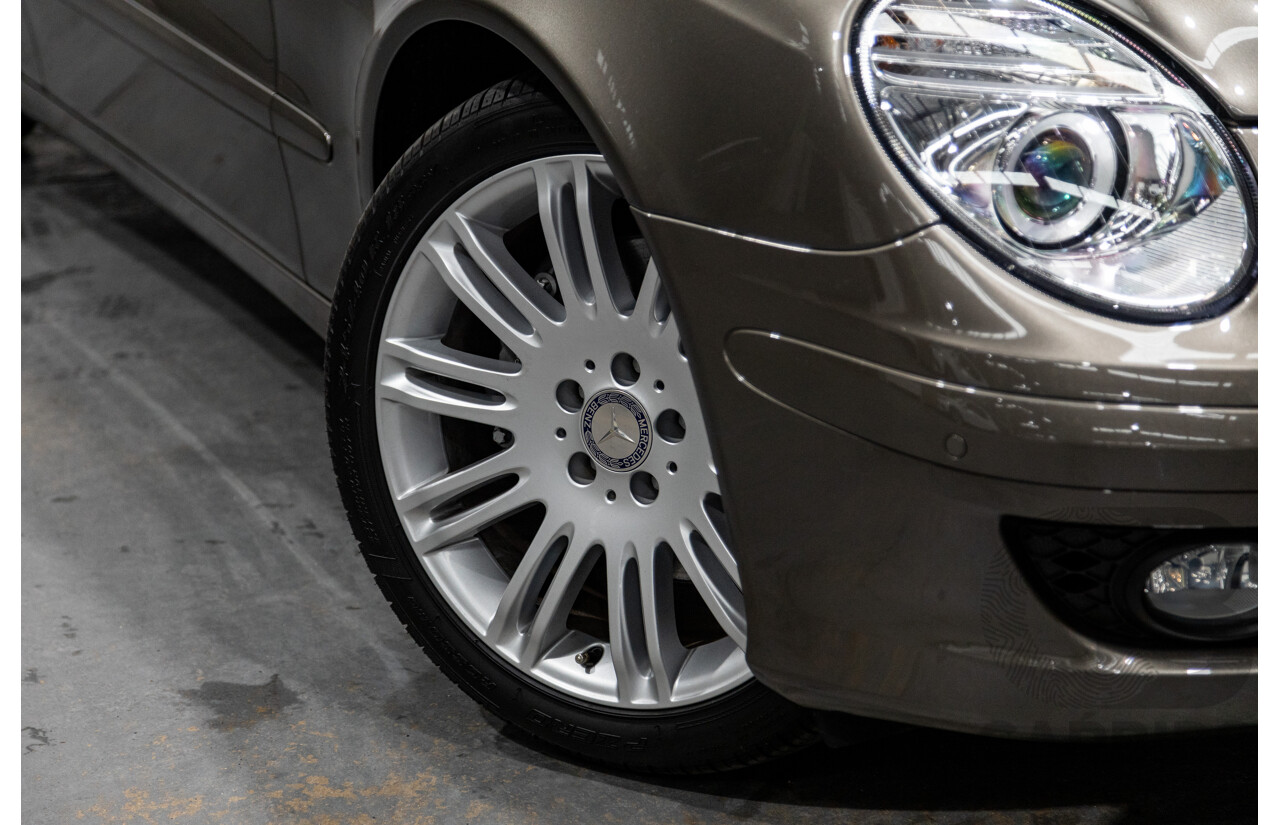 4/2009 Mercedes Benz E280 Sports Edition 211 MY07 Upgrade 4d Sedan Indium Grey Metallic V6 3.0L