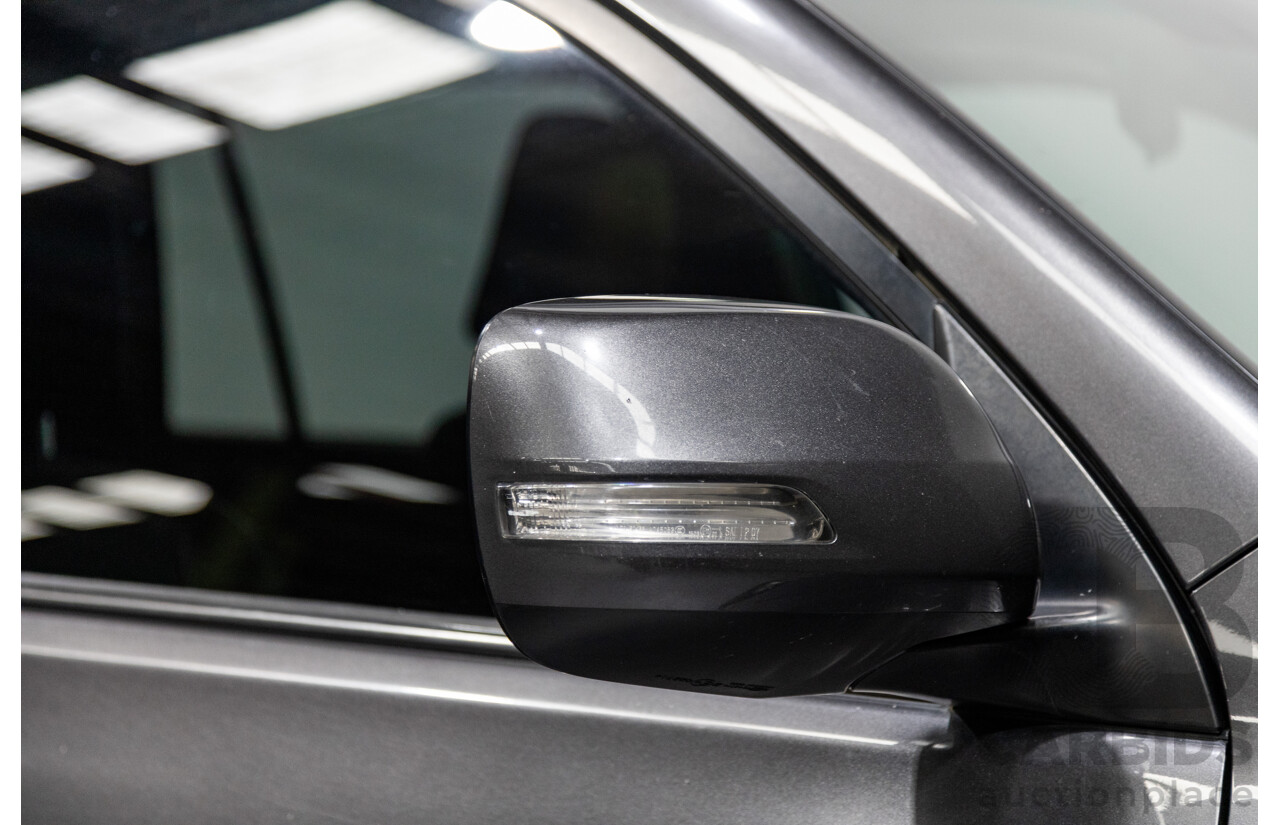 8/2013 Toyota Landcruiser Prado GXL (4x4) KDJ150R 4d Wagon Graphite Metallic Grey Turbo Diesel 3.0L - 7 Seater