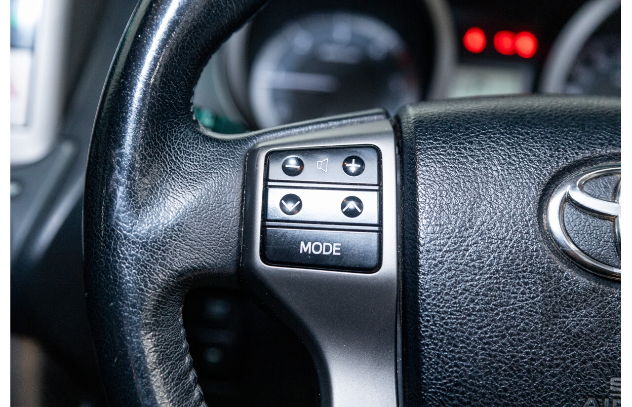 8/2013 Toyota Landcruiser Prado GXL (4x4) KDJ150R 4d Wagon Graphite Metallic Grey Turbo Diesel 3.0L - 7 Seater