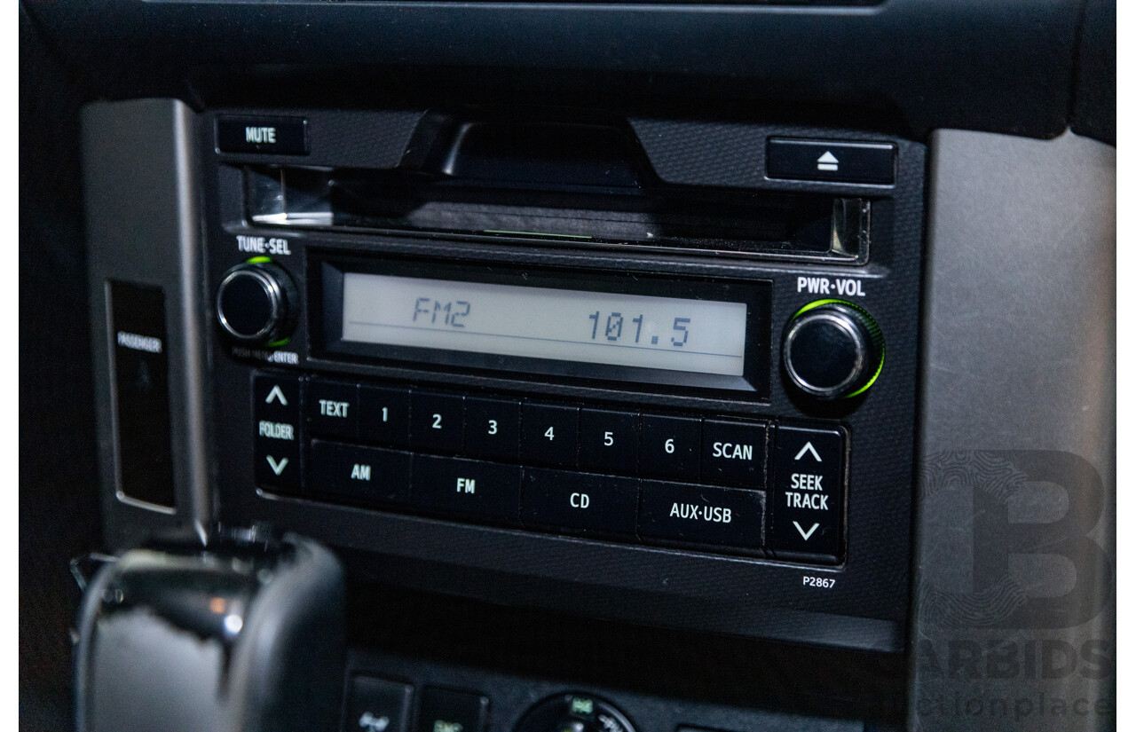 8/2013 Toyota Landcruiser Prado GXL (4x4) KDJ150R 4d Wagon Graphite Metallic Grey Turbo Diesel 3.0L - 7 Seater