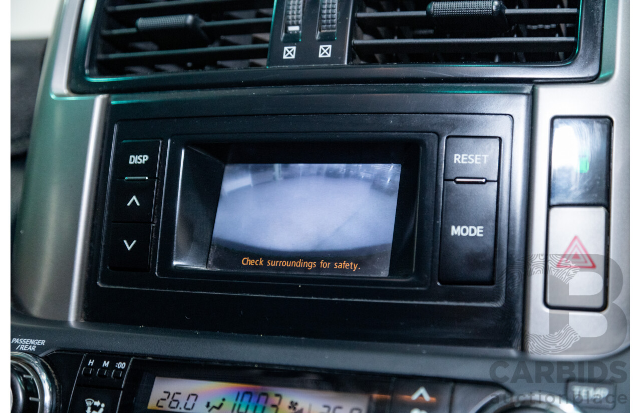 8/2013 Toyota Landcruiser Prado GXL (4x4) KDJ150R 4d Wagon Graphite Metallic Grey Turbo Diesel 3.0L - 7 Seater