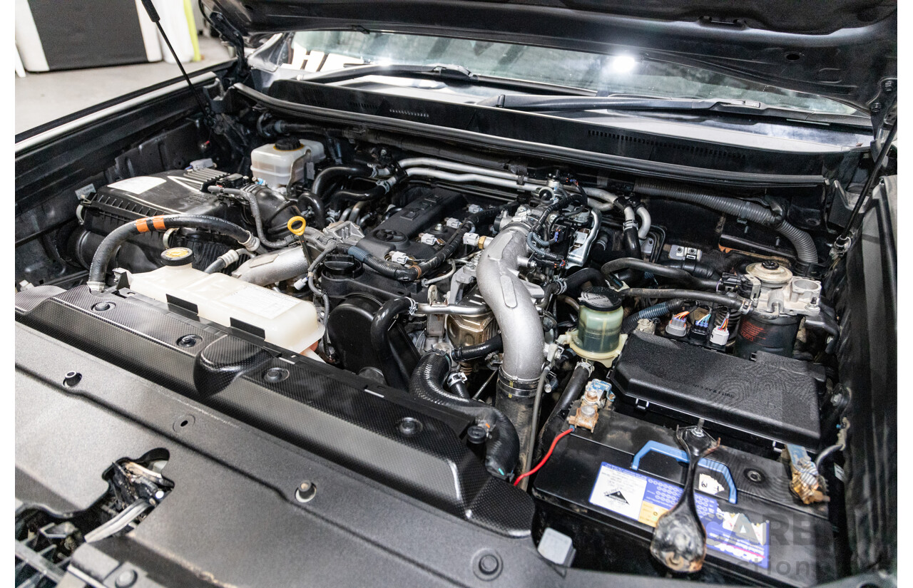 8/2013 Toyota Landcruiser Prado GXL (4x4) KDJ150R 4d Wagon Graphite Metallic Grey Turbo Diesel 3.0L - 7 Seater