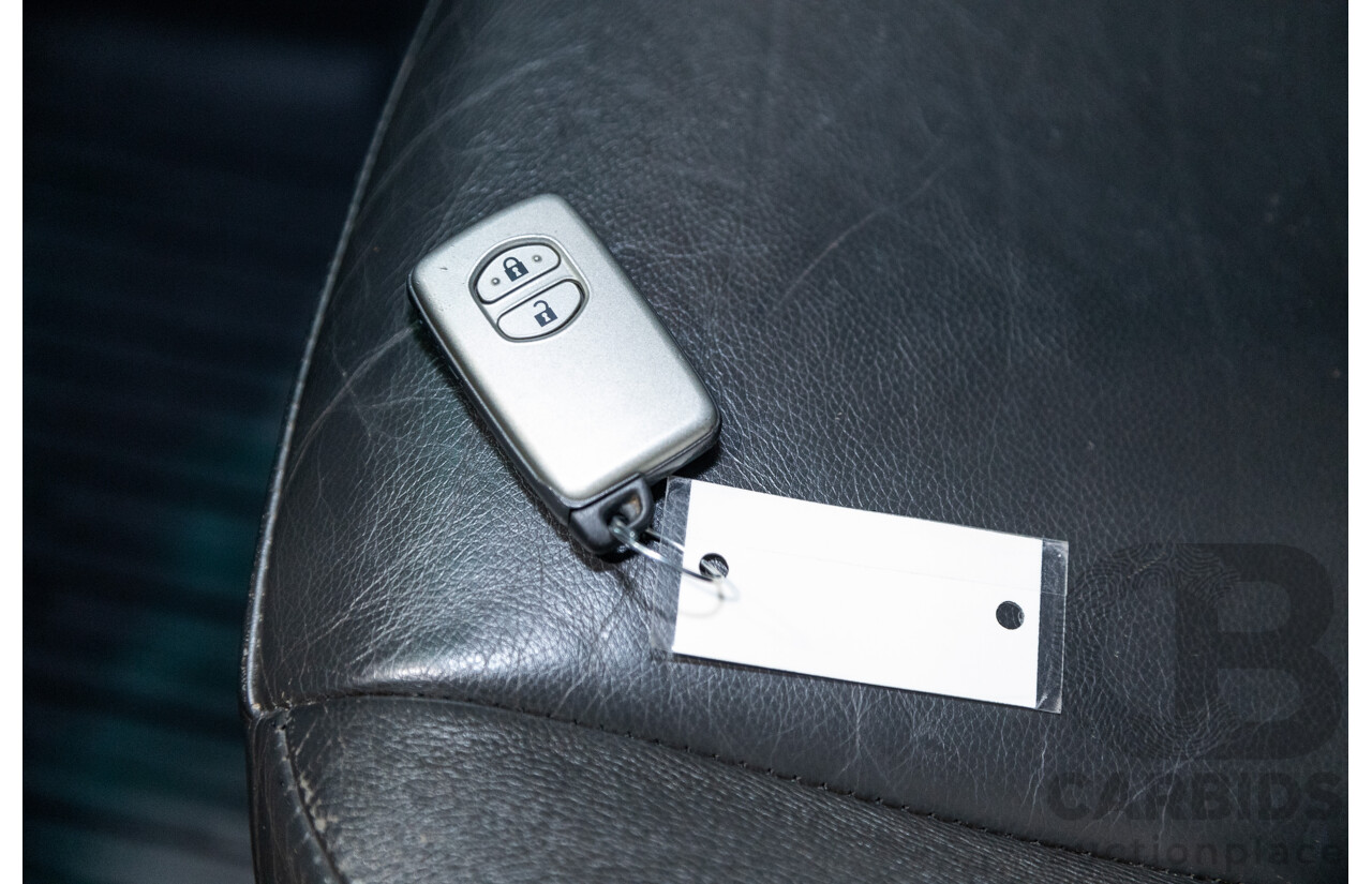 8/2013 Toyota Landcruiser Prado GXL (4x4) KDJ150R 4d Wagon Graphite Metallic Grey Turbo Diesel 3.0L - 7 Seater