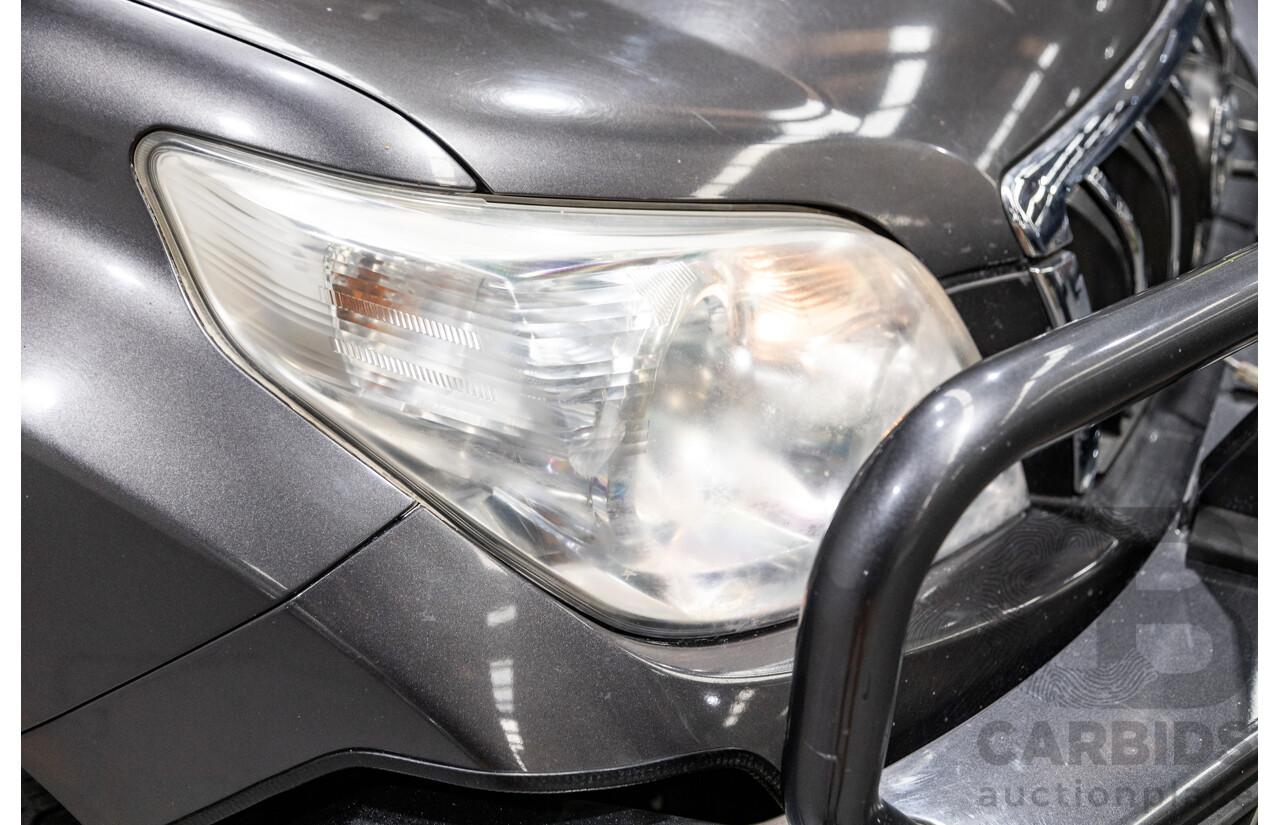 8/2013 Toyota Landcruiser Prado GXL (4x4) KDJ150R 4d Wagon Graphite Metallic Grey Turbo Diesel 3.0L - 7 Seater