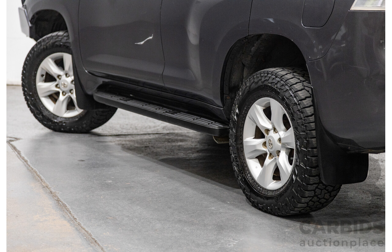 8/2013 Toyota Landcruiser Prado GXL (4x4) KDJ150R 4d Wagon Graphite Metallic Grey Turbo Diesel 3.0L - 7 Seater