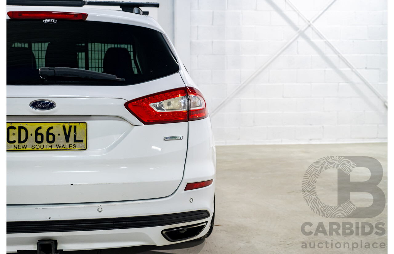 5/2015 Ford Mondeo Ambiente MD 4d Wagon White Turbo 2.0L