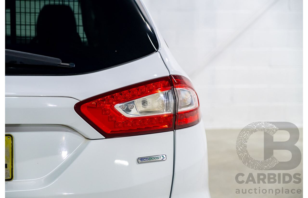 5/2015 Ford Mondeo Ambiente MD 4d Wagon White Turbo 2.0L