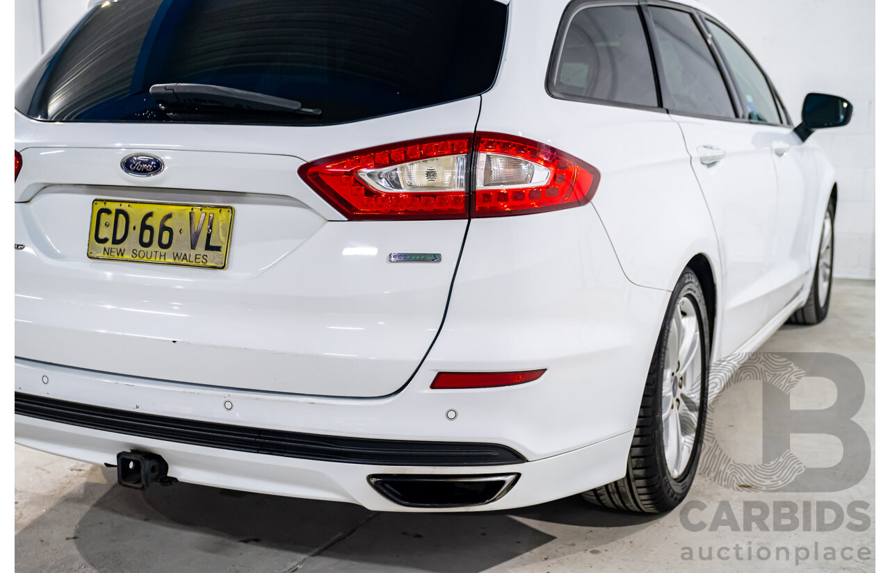 5/2015 Ford Mondeo Ambiente MD 4d Wagon White Turbo 2.0L