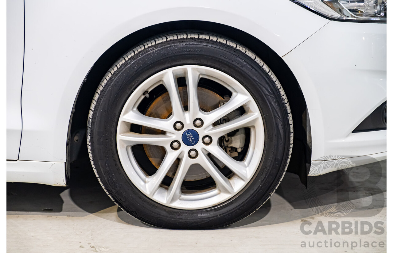 5/2015 Ford Mondeo Ambiente MD 4d Wagon White Turbo 2.0L