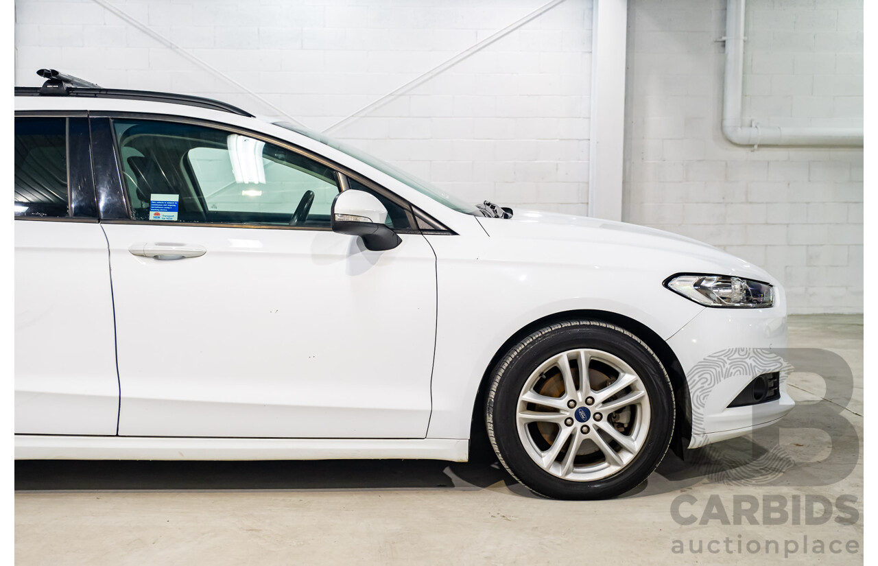 5/2015 Ford Mondeo Ambiente MD 4d Wagon White Turbo 2.0L