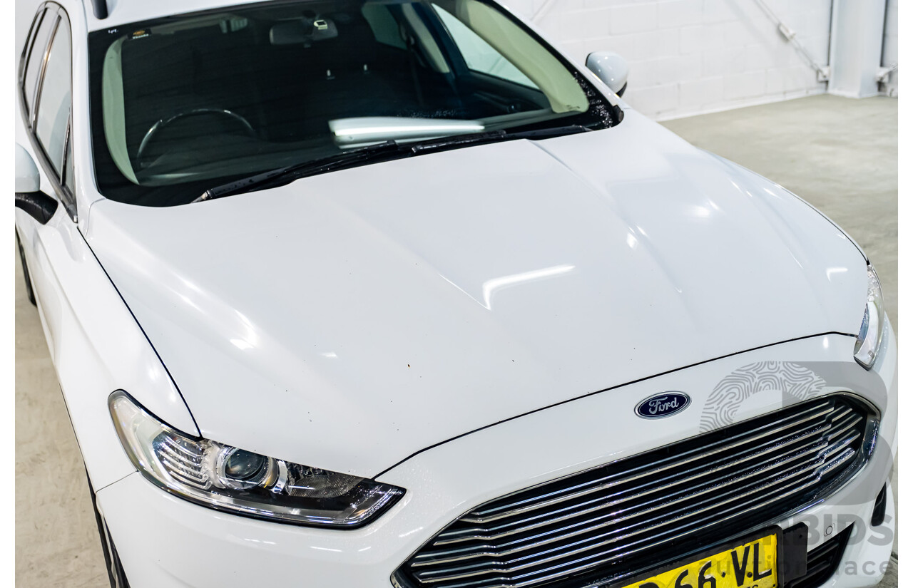 5/2015 Ford Mondeo Ambiente MD 4d Wagon White Turbo 2.0L