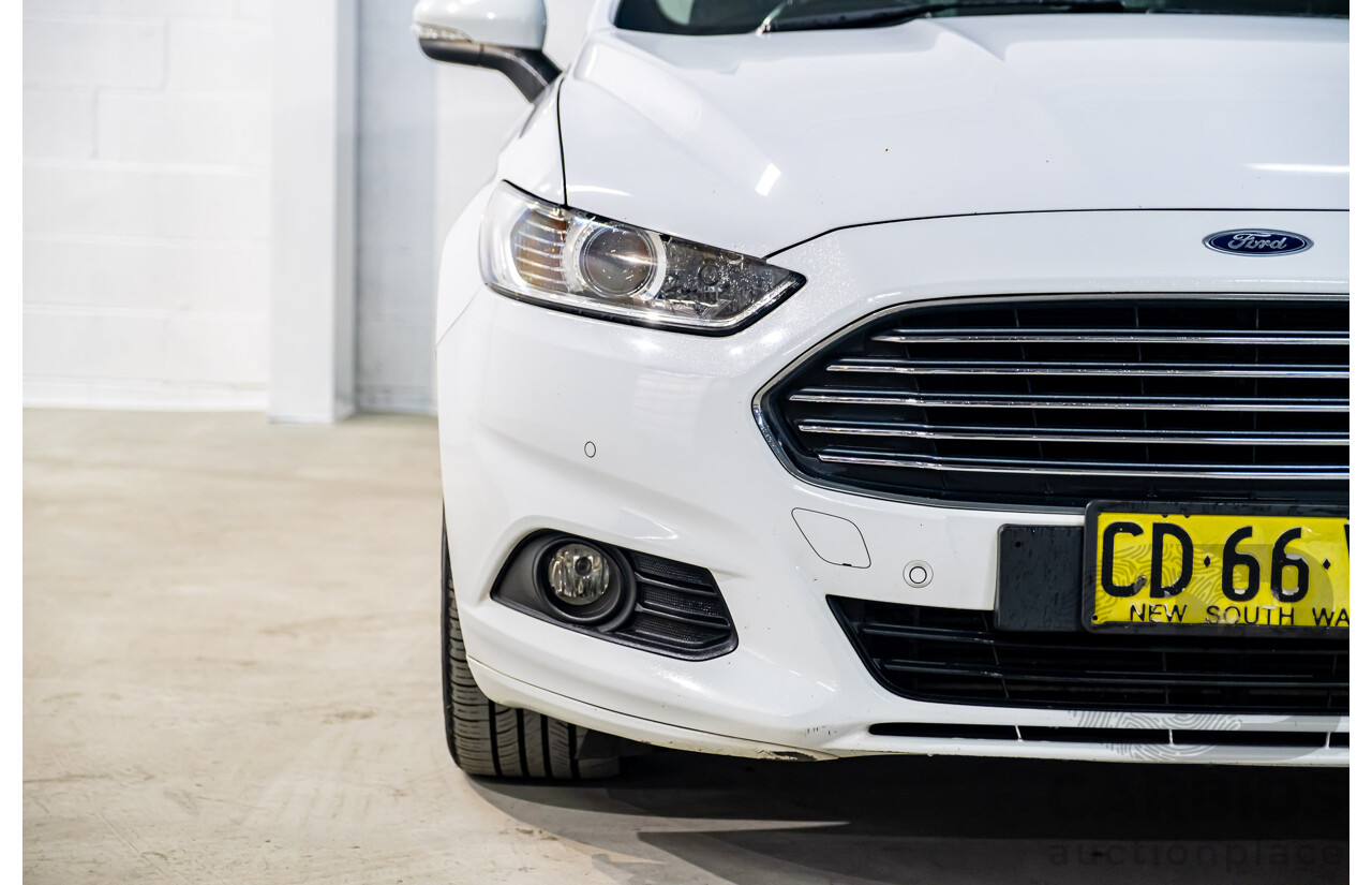 5/2015 Ford Mondeo Ambiente MD 4d Wagon White Turbo 2.0L