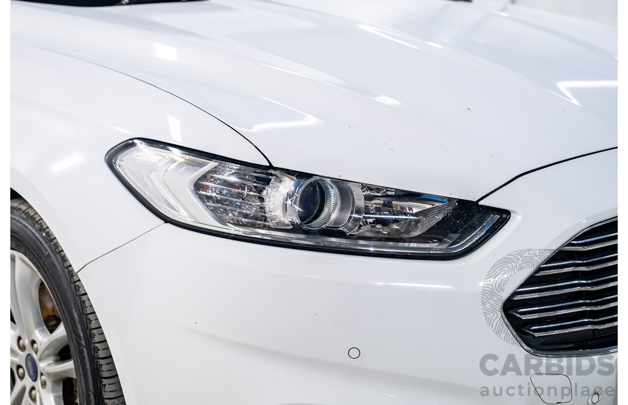 5/2015 Ford Mondeo Ambiente MD 4d Wagon White Turbo 2.0L