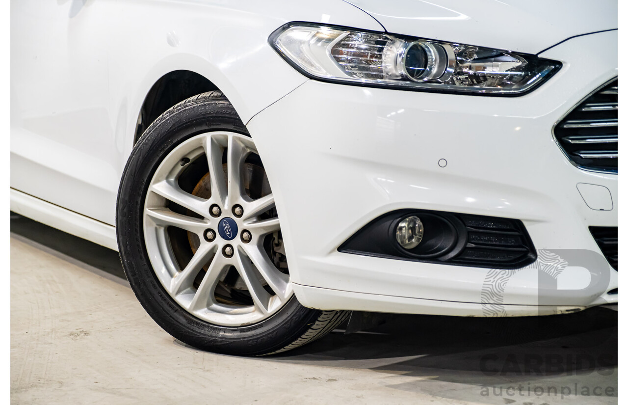 5/2015 Ford Mondeo Ambiente MD 4d Wagon White Turbo 2.0L
