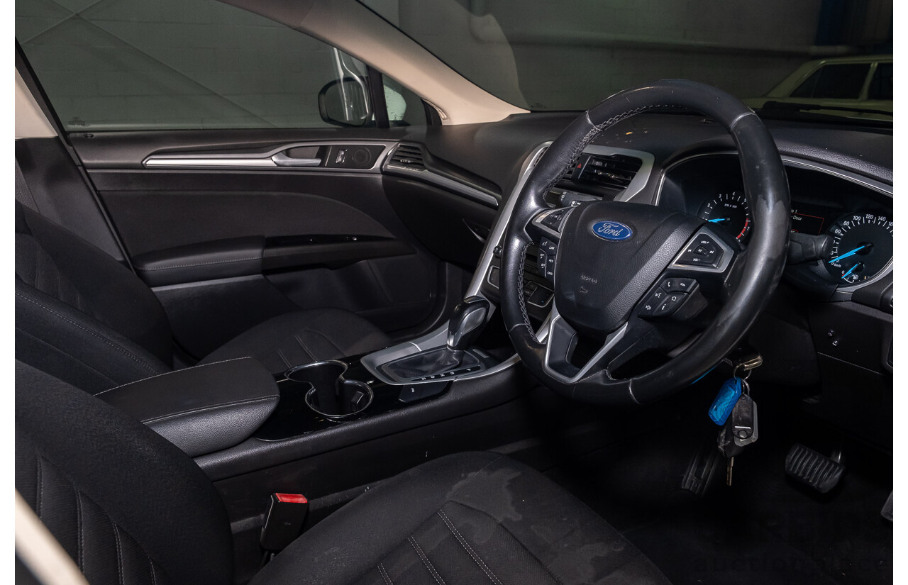 5/2015 Ford Mondeo Ambiente MD 4d Wagon White Turbo 2.0L