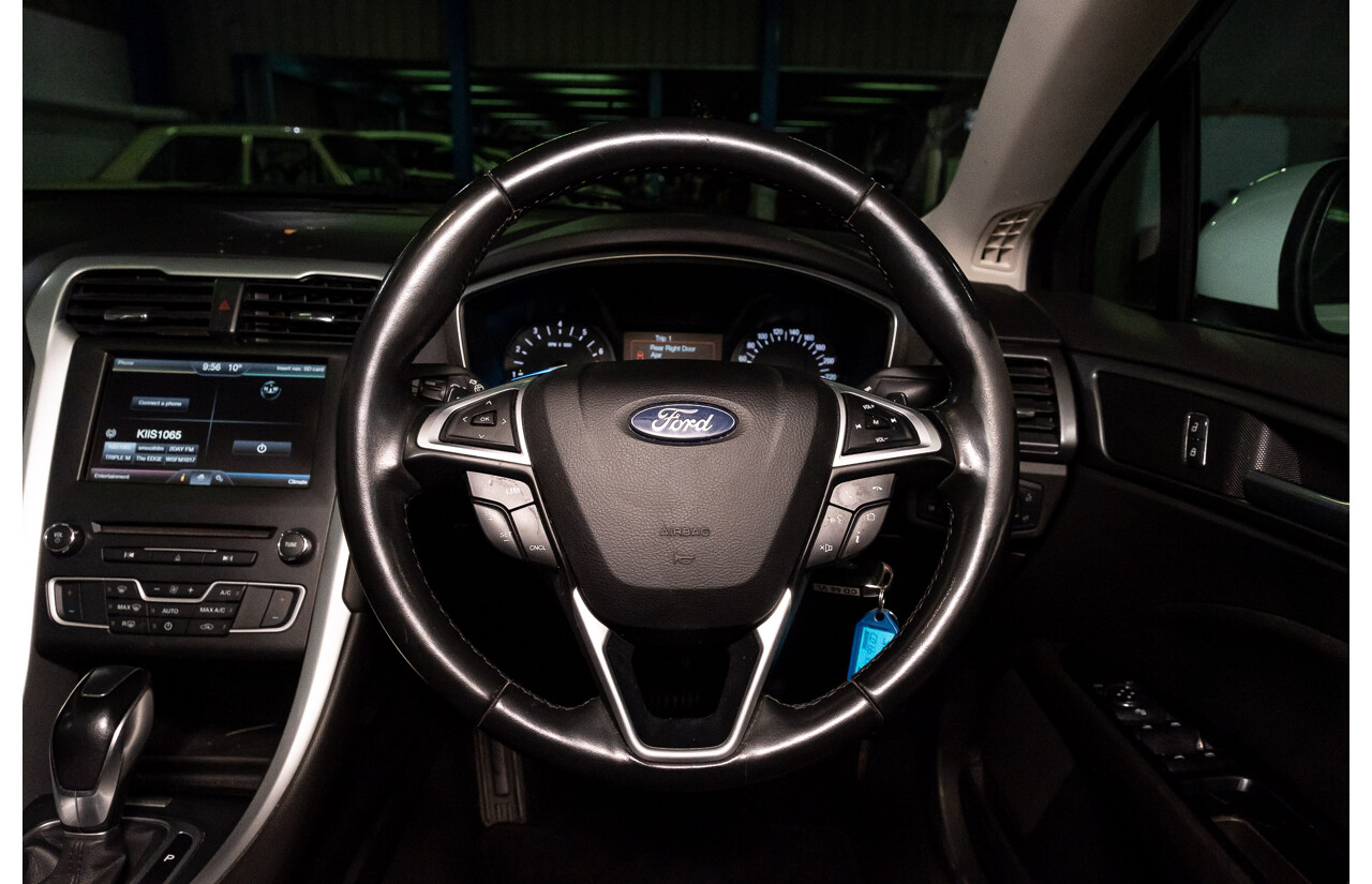 5/2015 Ford Mondeo Ambiente MD 4d Wagon White Turbo 2.0L