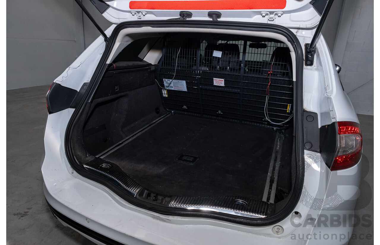 5/2015 Ford Mondeo Ambiente MD 4d Wagon White Turbo 2.0L