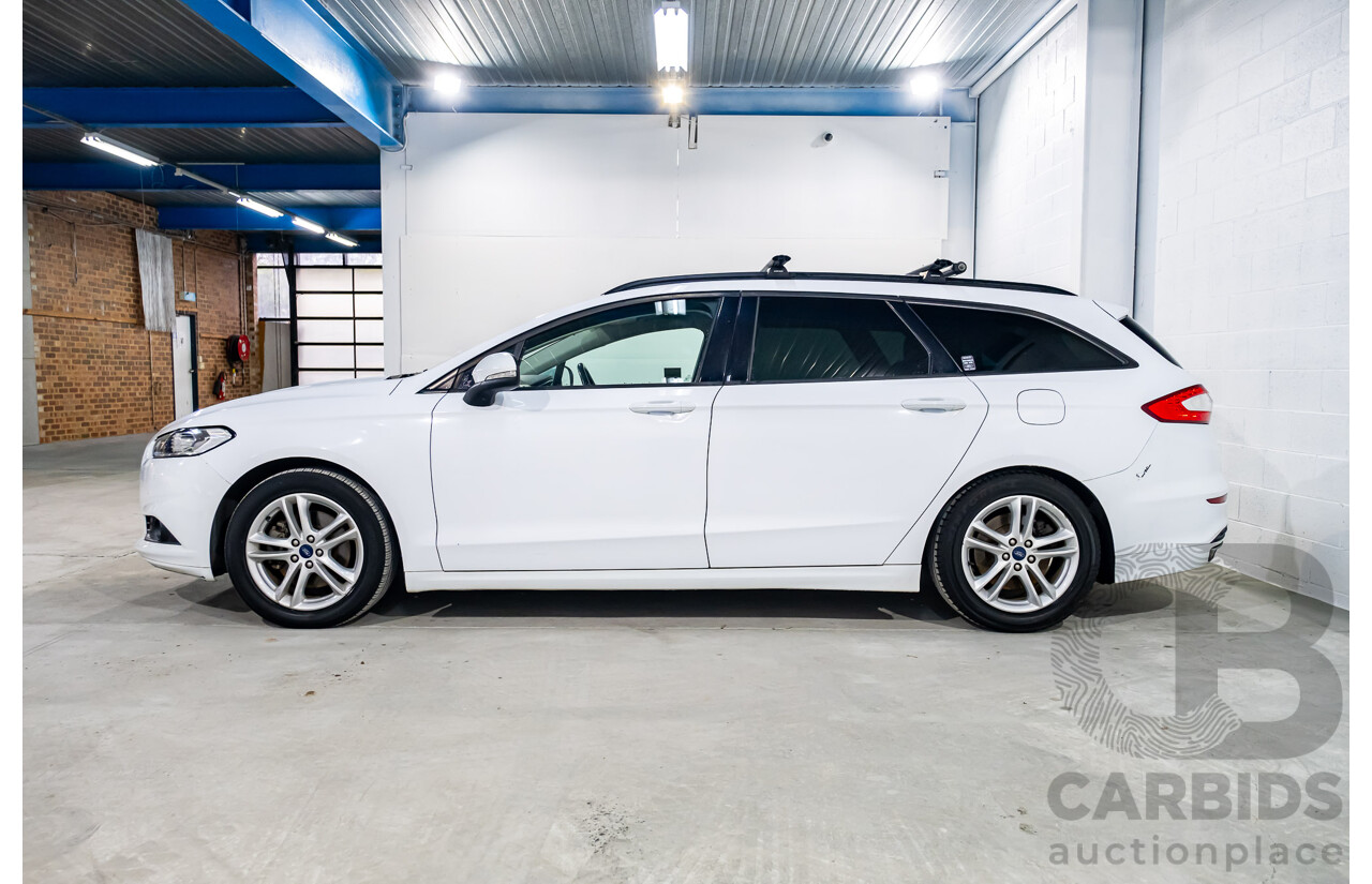 5/2015 Ford Mondeo Ambiente MD 4d Wagon White Turbo 2.0L
