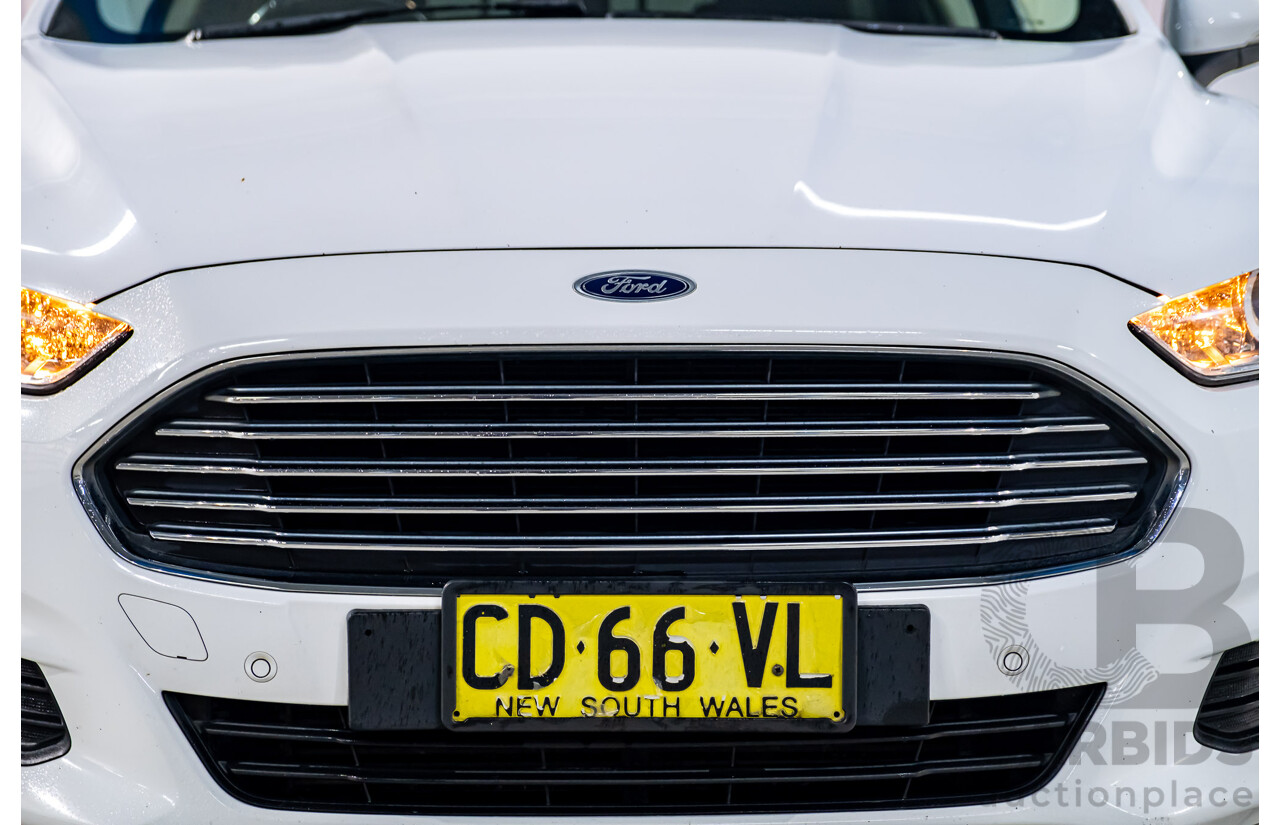 5/2015 Ford Mondeo Ambiente MD 4d Wagon White Turbo 2.0L