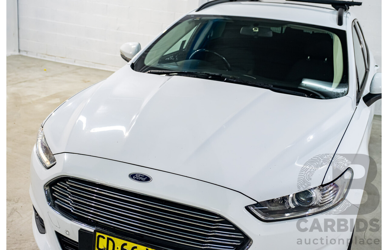 5/2015 Ford Mondeo Ambiente MD 4d Wagon White Turbo 2.0L