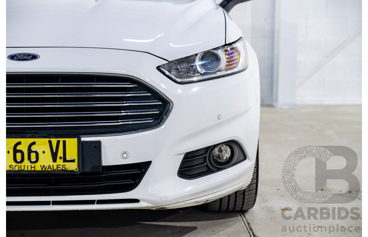 5/2015 Ford Mondeo Ambiente MD 4d Wagon White Turbo 2.0L