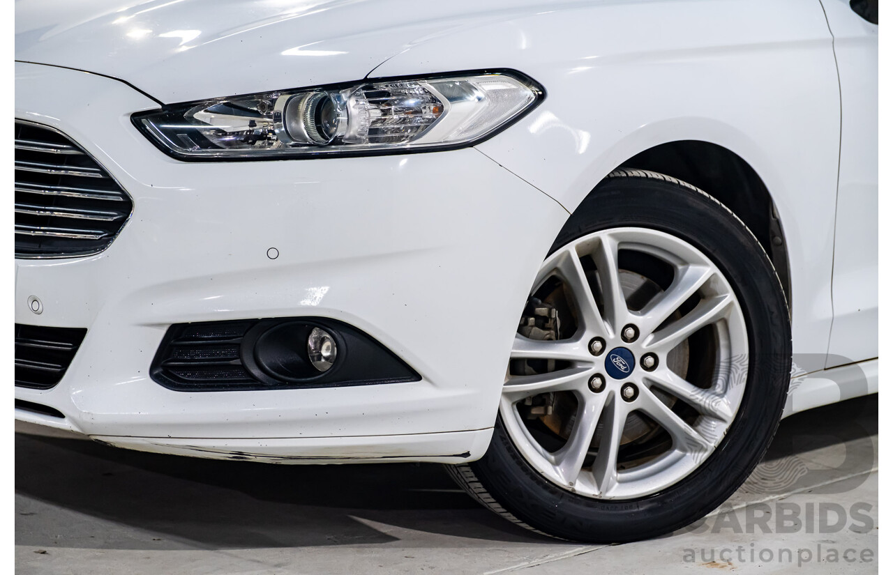 5/2015 Ford Mondeo Ambiente MD 4d Wagon White Turbo 2.0L