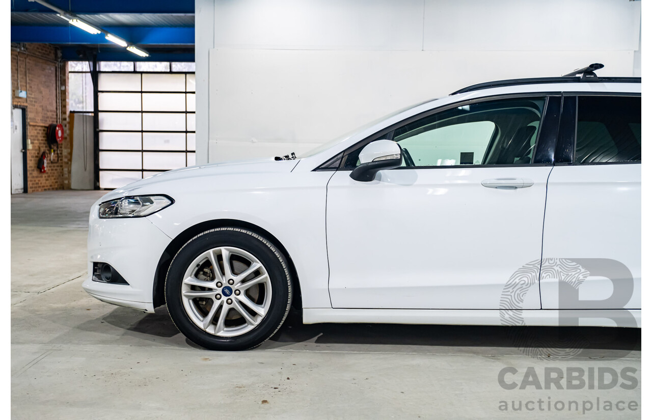 5/2015 Ford Mondeo Ambiente MD 4d Wagon White Turbo 2.0L