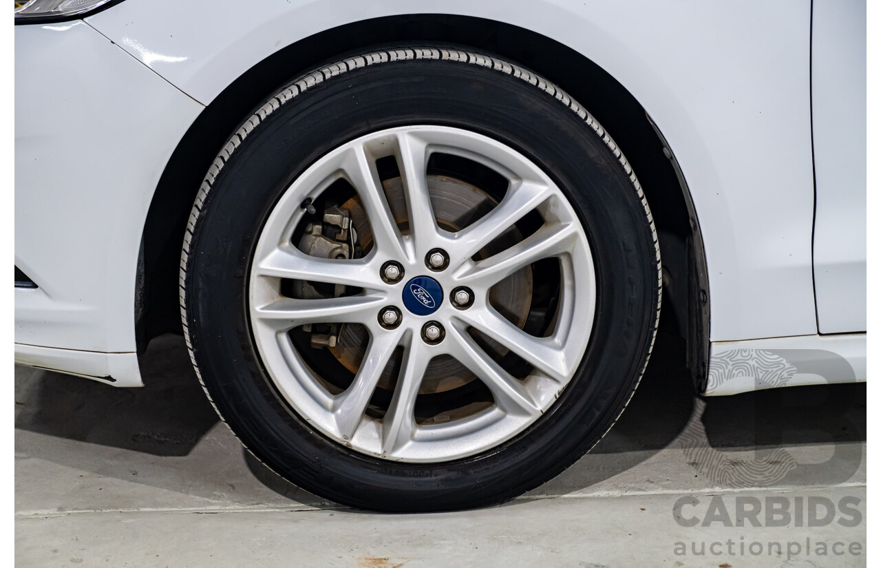 5/2015 Ford Mondeo Ambiente MD 4d Wagon White Turbo 2.0L