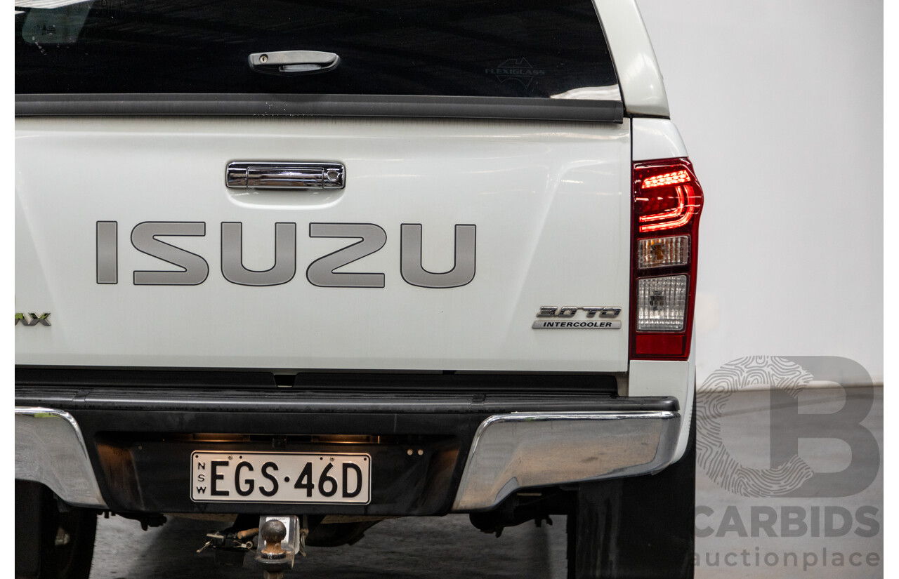 12/2014 Isuzu D-Max LS-U Hi-Ride (4x4) TF MY15 Crew Cab Utility White Turbo Diesel 3.0L