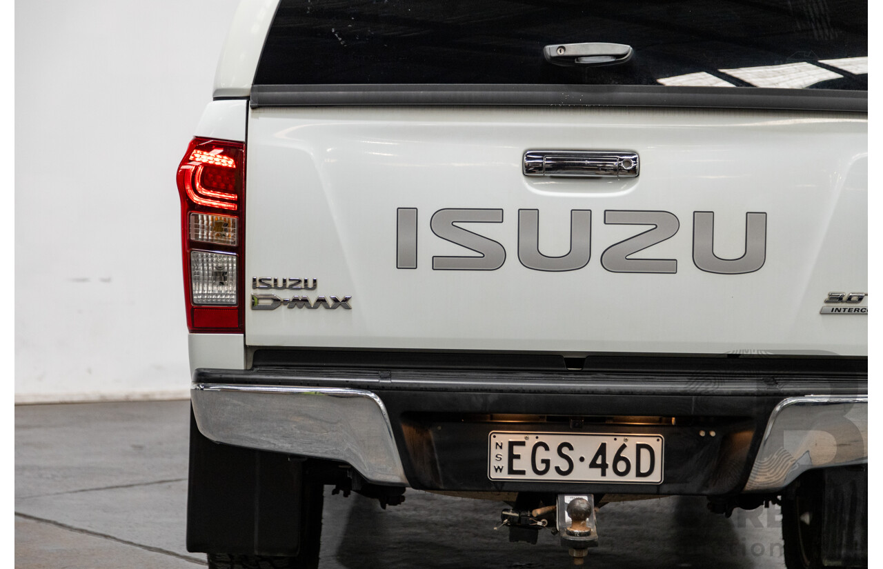 12/2014 Isuzu D-Max LS-U Hi-Ride (4x4) TF MY15 Crew Cab Utility White Turbo Diesel 3.0L