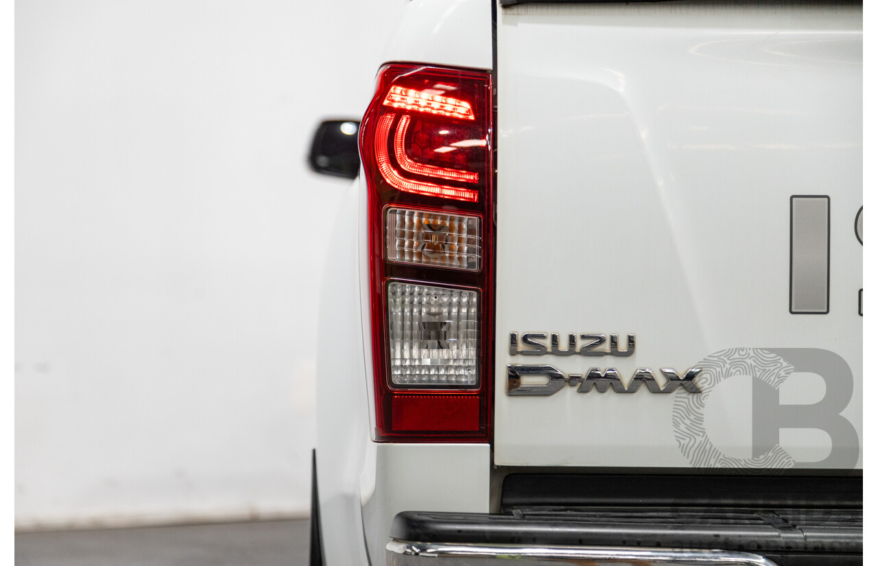 12/2014 Isuzu D-Max LS-U Hi-Ride (4x4) TF MY15 Crew Cab Utility White Turbo Diesel 3.0L