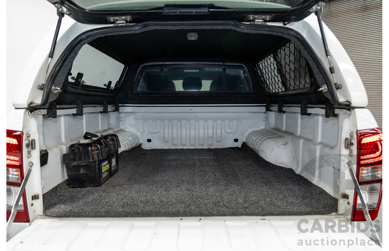 12/2014 Isuzu D-Max LS-U Hi-Ride (4x4) TF MY15 Crew Cab Utility White Turbo Diesel 3.0L