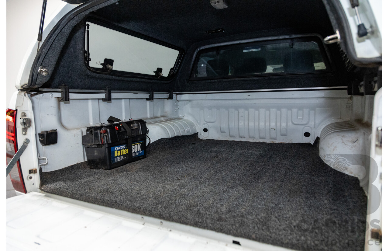 12/2014 Isuzu D-Max LS-U Hi-Ride (4x4) TF MY15 Crew Cab Utility White Turbo Diesel 3.0L