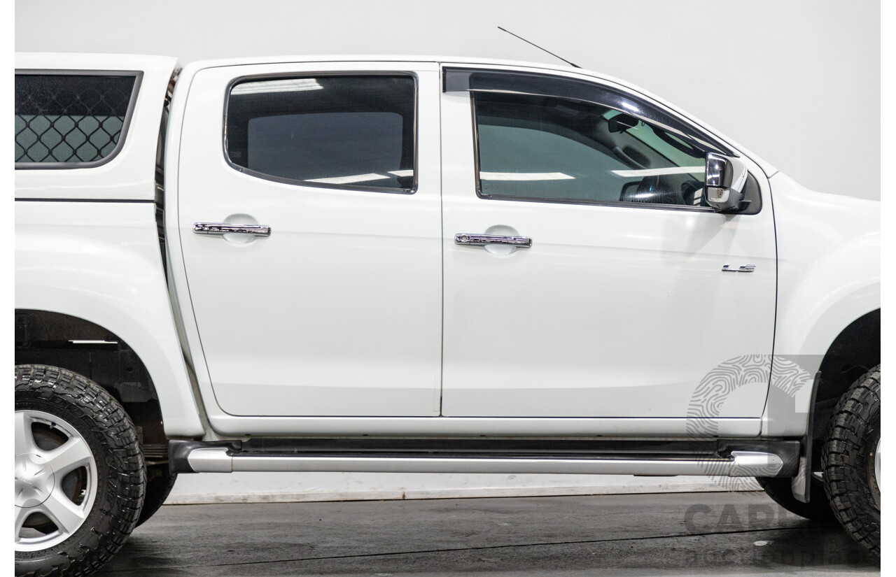 12/2014 Isuzu D-Max LS-U Hi-Ride (4x4) TF MY15 Crew Cab Utility White Turbo Diesel 3.0L