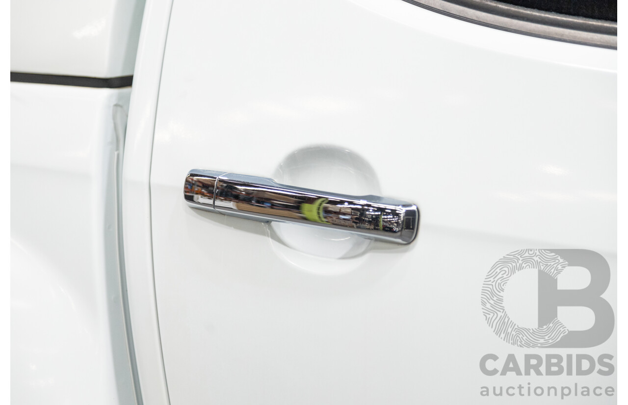 12/2014 Isuzu D-Max LS-U Hi-Ride (4x4) TF MY15 Crew Cab Utility White Turbo Diesel 3.0L