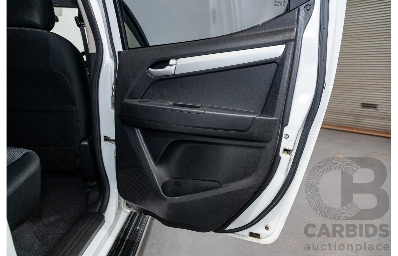 12/2014 Isuzu D-Max LS-U Hi-Ride (4x4) TF MY15 Crew Cab Utility White Turbo Diesel 3.0L