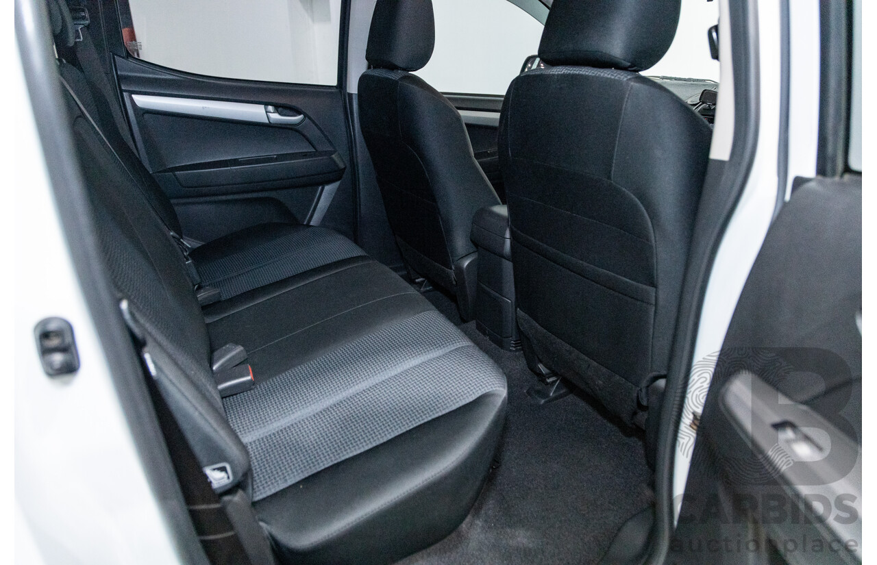 12/2014 Isuzu D-Max LS-U Hi-Ride (4x4) TF MY15 Crew Cab Utility White Turbo Diesel 3.0L