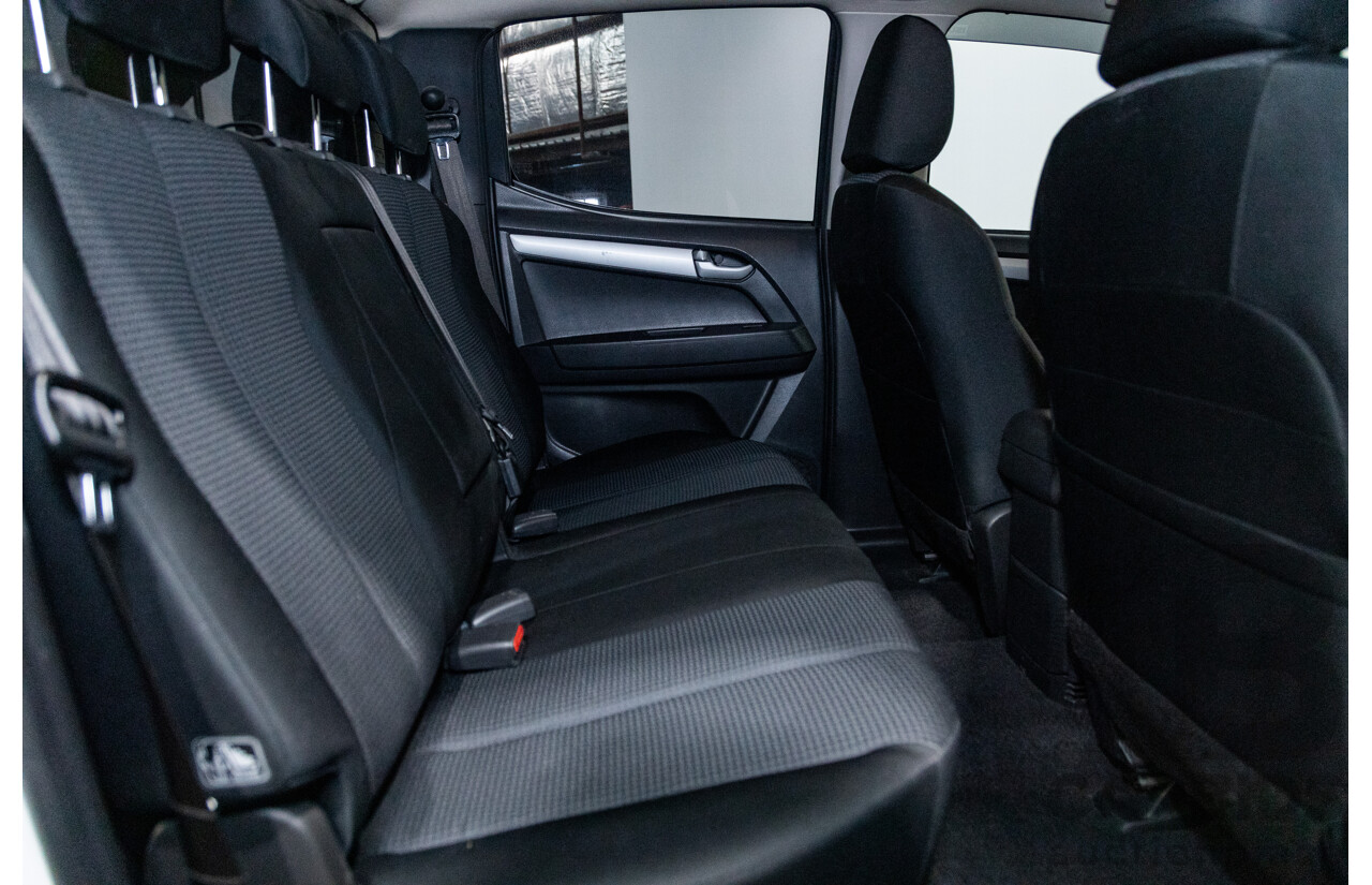 12/2014 Isuzu D-Max LS-U Hi-Ride (4x4) TF MY15 Crew Cab Utility White Turbo Diesel 3.0L