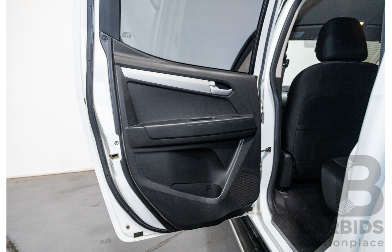 12/2014 Isuzu D-Max LS-U Hi-Ride (4x4) TF MY15 Crew Cab Utility White Turbo Diesel 3.0L