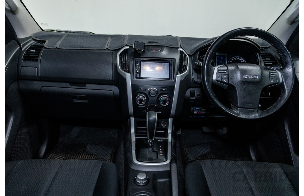 12/2014 Isuzu D-Max LS-U Hi-Ride (4x4) TF MY15 Crew Cab Utility White Turbo Diesel 3.0L