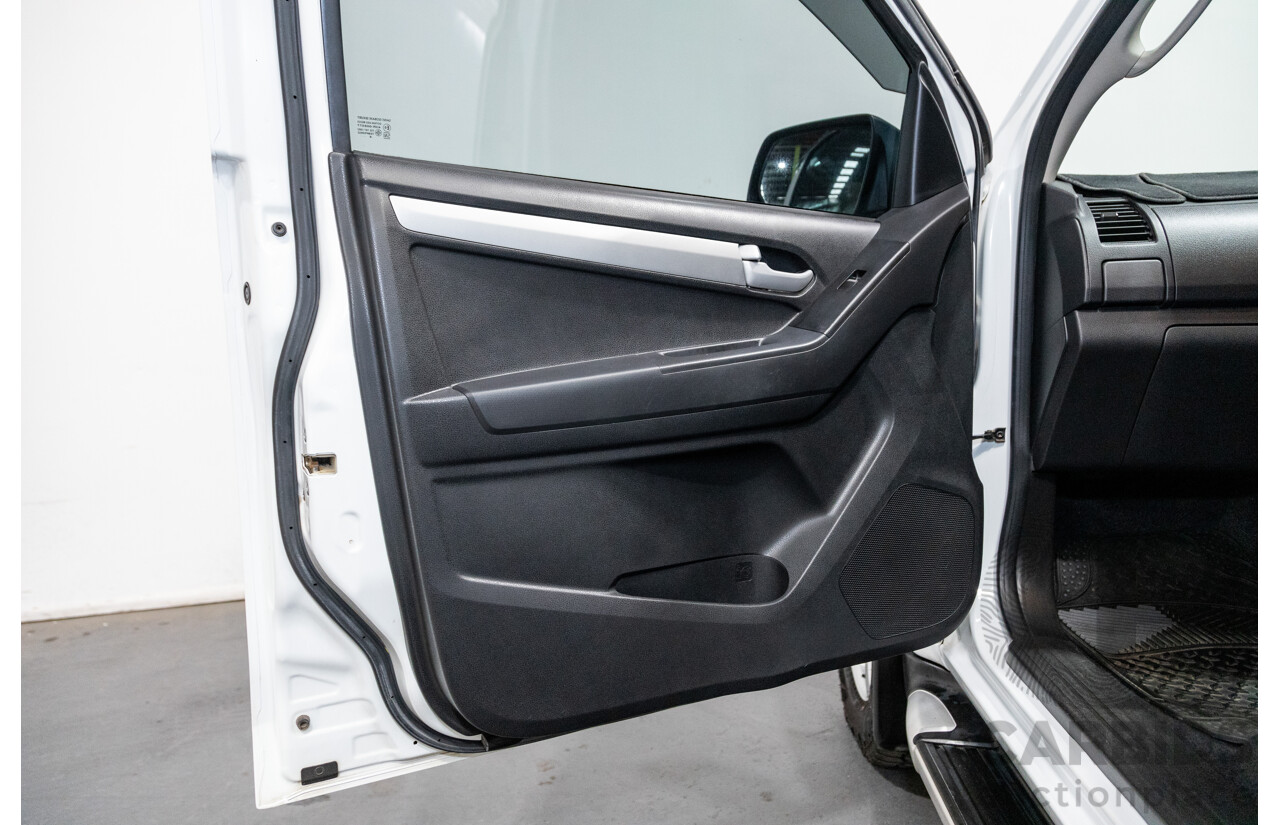 12/2014 Isuzu D-Max LS-U Hi-Ride (4x4) TF MY15 Crew Cab Utility White Turbo Diesel 3.0L