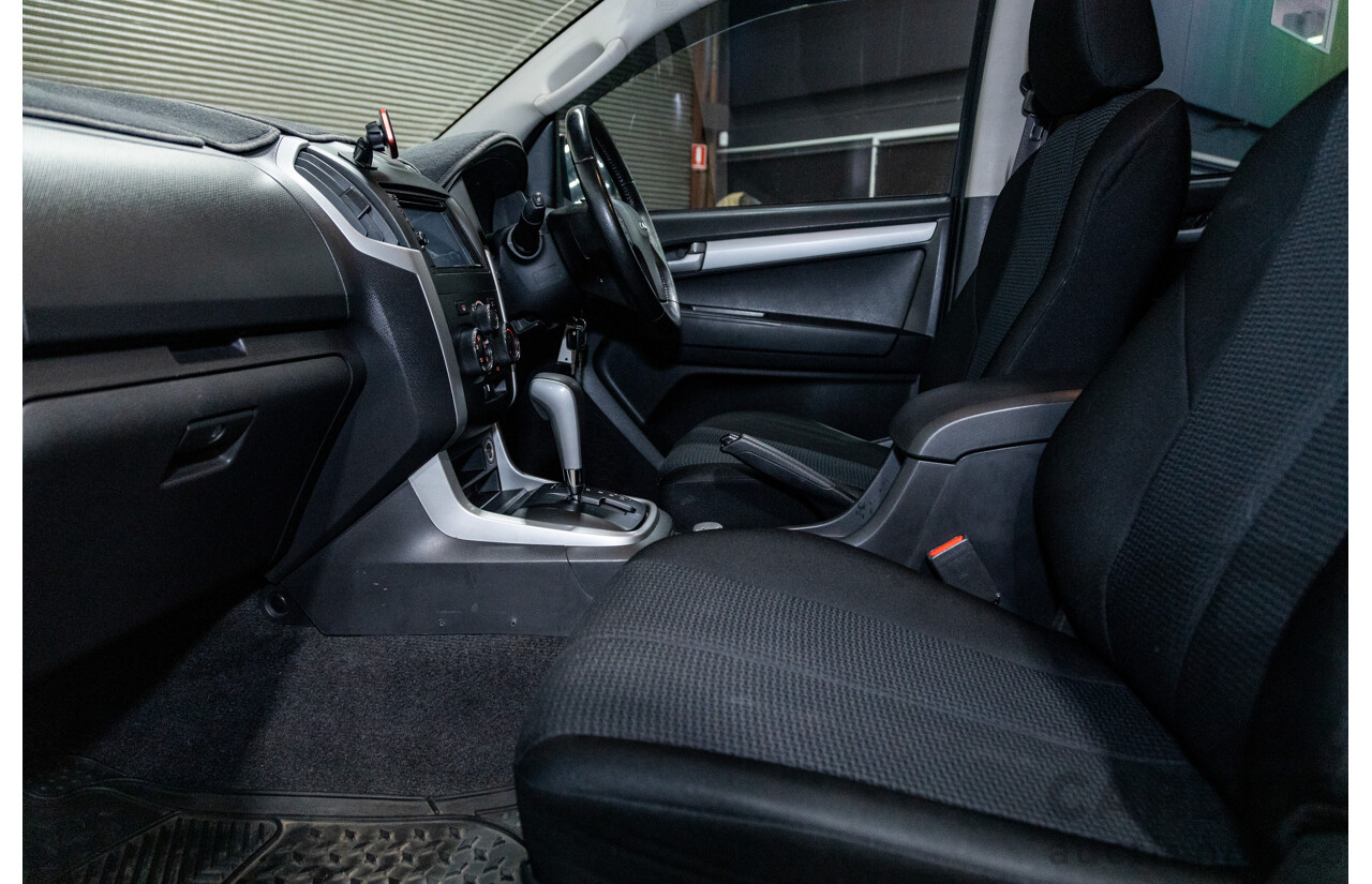 12/2014 Isuzu D-Max LS-U Hi-Ride (4x4) TF MY15 Crew Cab Utility White Turbo Diesel 3.0L