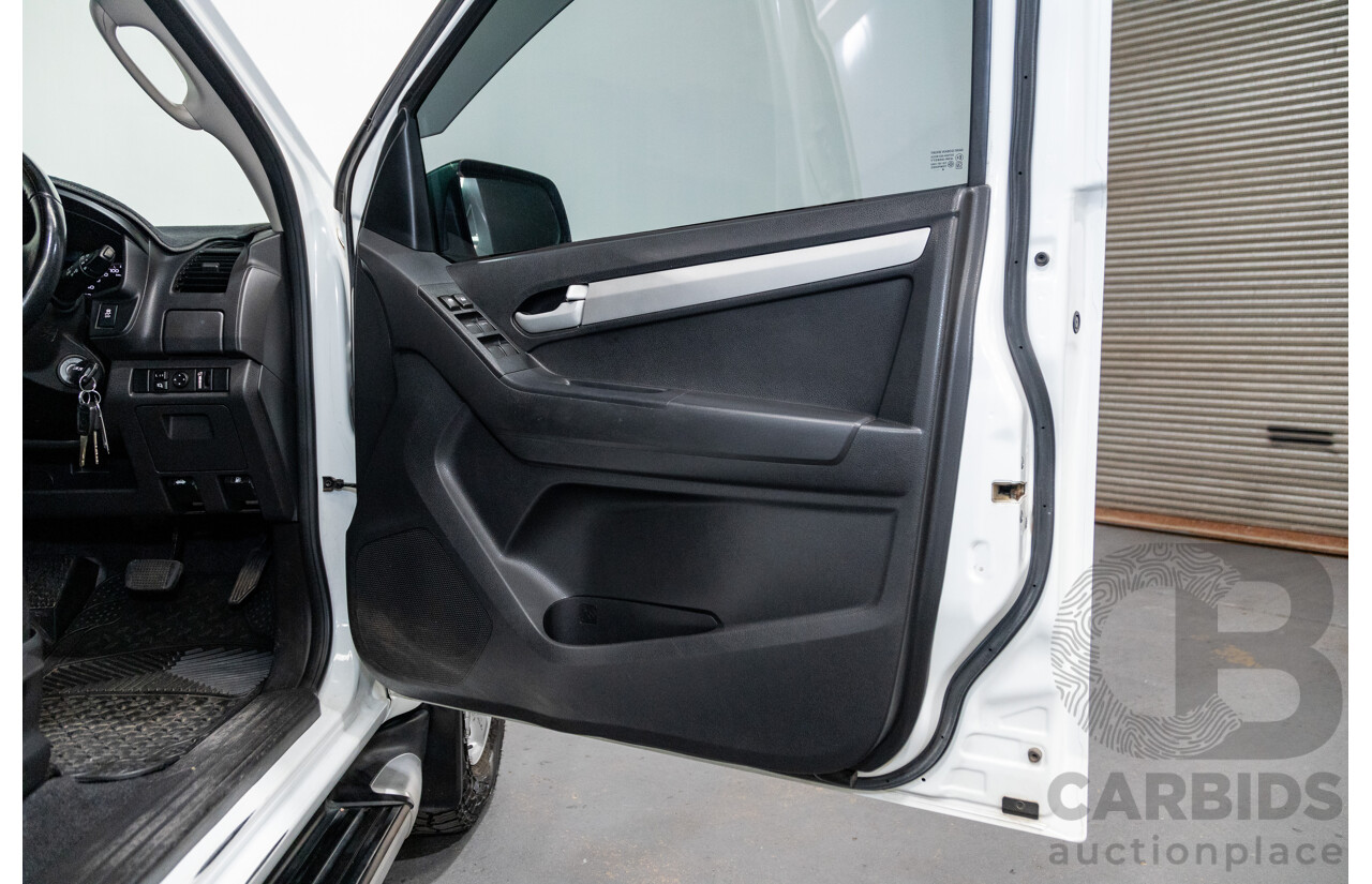 12/2014 Isuzu D-Max LS-U Hi-Ride (4x4) TF MY15 Crew Cab Utility White Turbo Diesel 3.0L