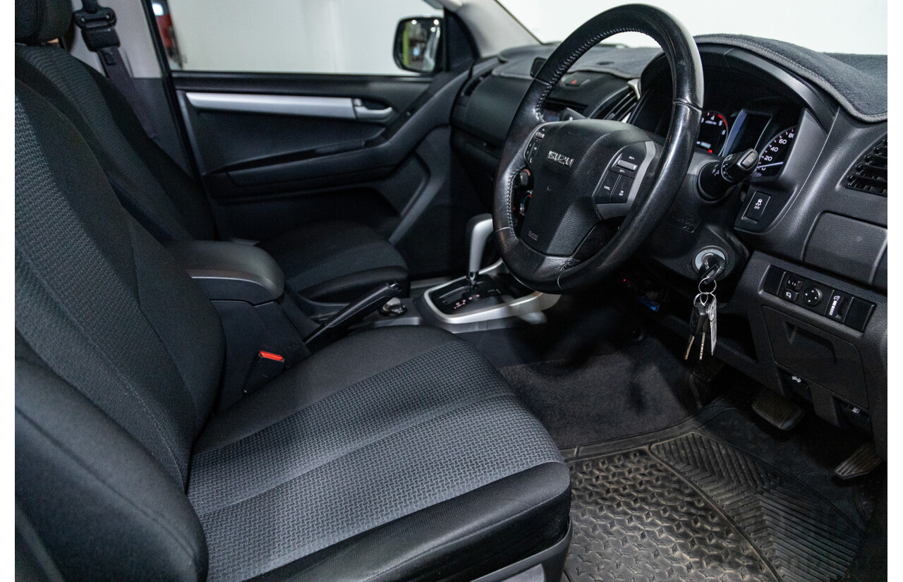 12/2014 Isuzu D-Max LS-U Hi-Ride (4x4) TF MY15 Crew Cab Utility White Turbo Diesel 3.0L