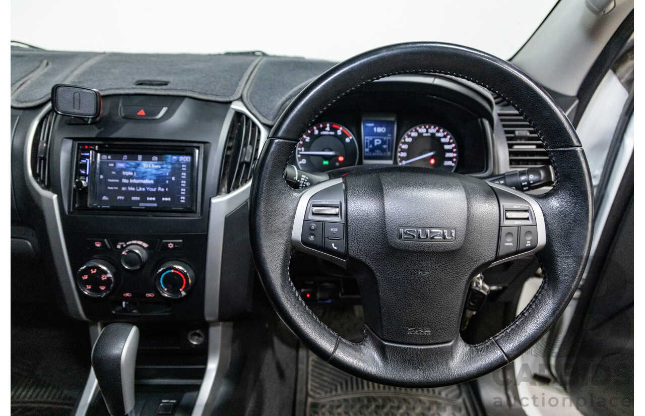 12/2014 Isuzu D-Max LS-U Hi-Ride (4x4) TF MY15 Crew Cab Utility White Turbo Diesel 3.0L