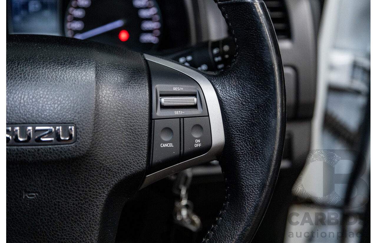 12/2014 Isuzu D-Max LS-U Hi-Ride (4x4) TF MY15 Crew Cab Utility White Turbo Diesel 3.0L