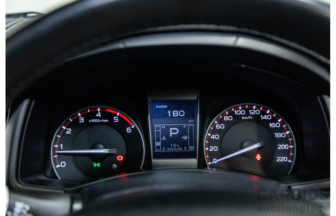 12/2014 Isuzu D-Max LS-U Hi-Ride (4x4) TF MY15 Crew Cab Utility White Turbo Diesel 3.0L