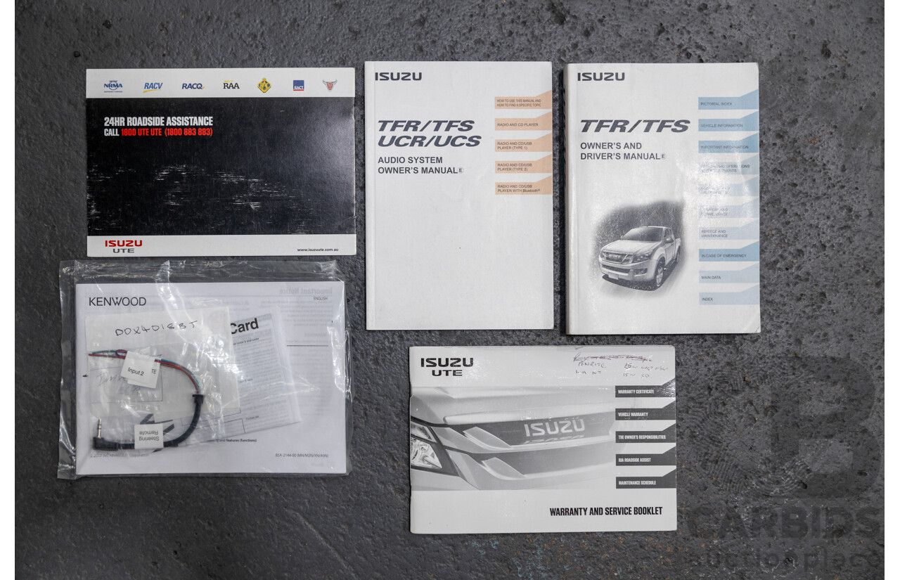 12/2014 Isuzu D-Max LS-U Hi-Ride (4x4) TF MY15 Crew Cab Utility White Turbo Diesel 3.0L